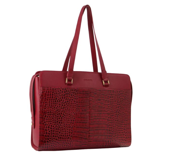 Yara Leather Laptop Bag Travel Bag Milleni Red 