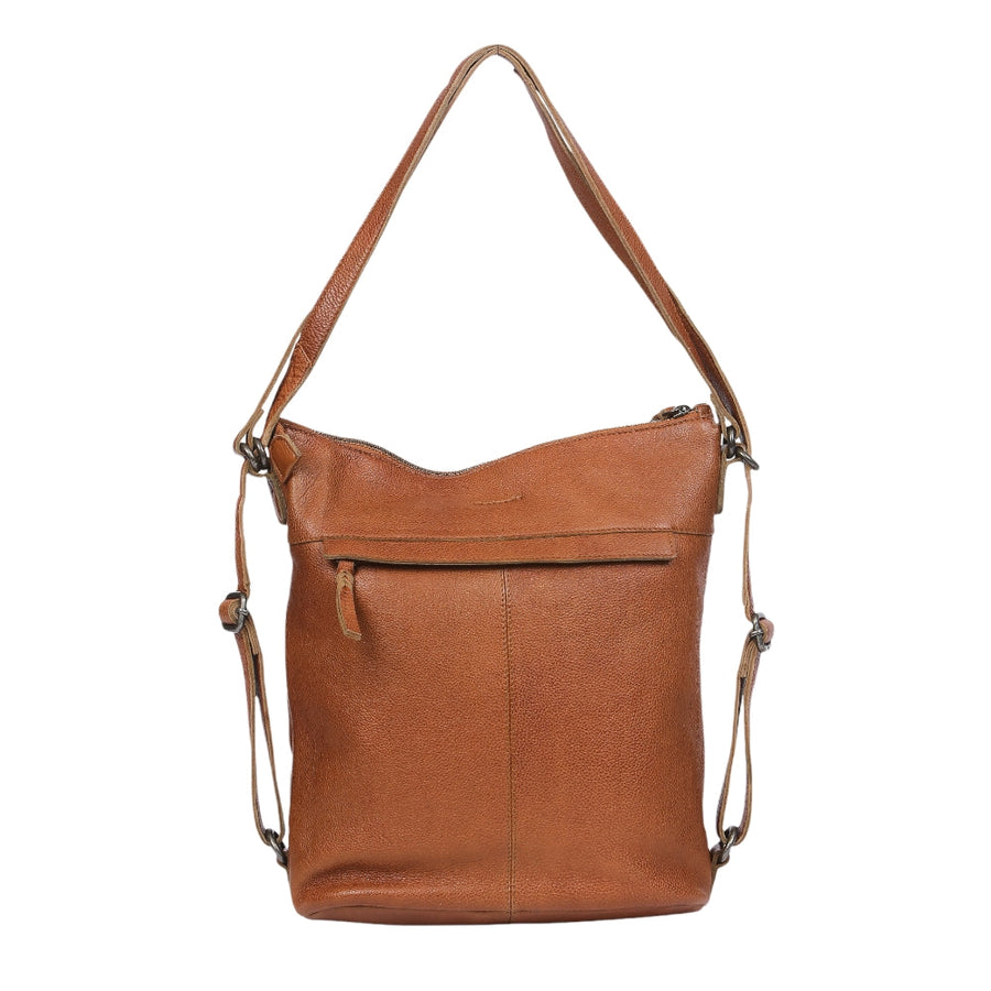 Allesandra Leather Backpack / Hobo Bag Bag Modapelle 