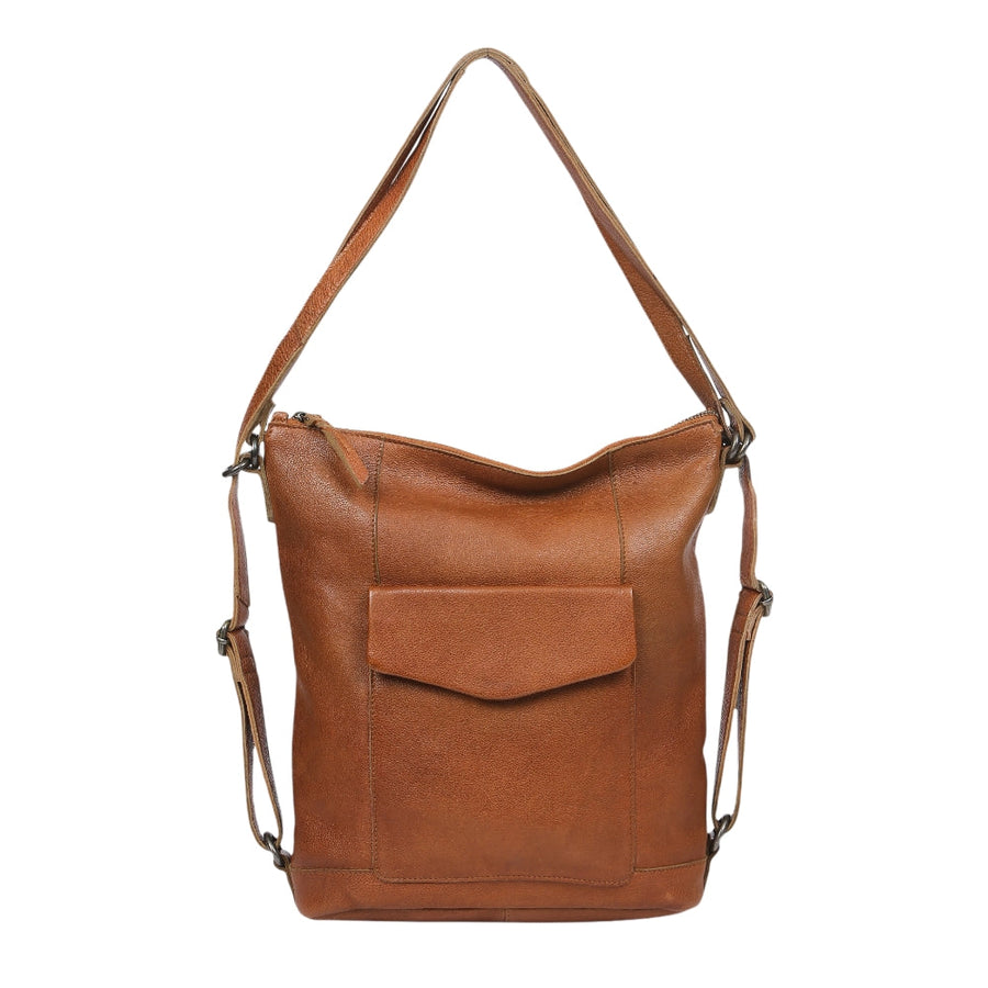 Allesandra Leather Backpack / Hobo Bag Bag Modapelle 