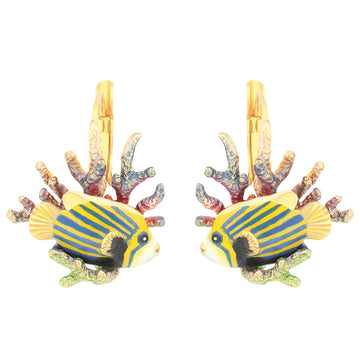 Angel Fish and Reef Earrings Good After Nine TH 