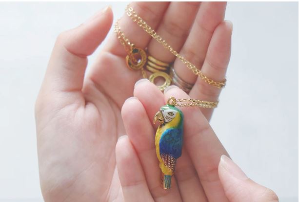 Arara Macaw Whistle Necklace Good After Nine TH 