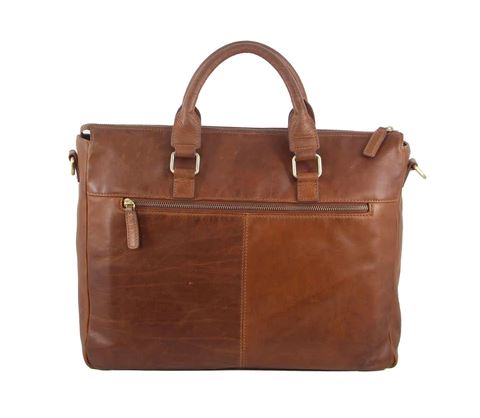 Argo Leather Computer Briefcase Travel Bag Milleni 