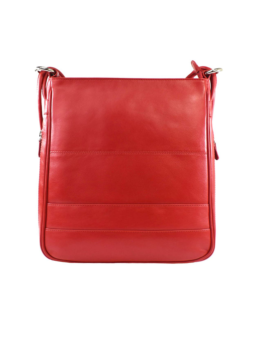 Aster Leather Backpack / Shoulder Bag Bag Oran Red 