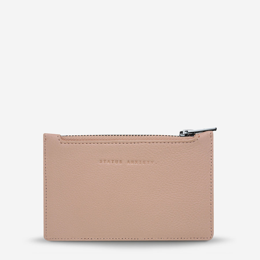 Avoiding Things Leather Wallet Wallet Status Anxiety Dusty Pink 