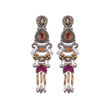 AYALA BAR - Cherry Blossom, Hibiscus Earrings Jewellery Ayala Bar 