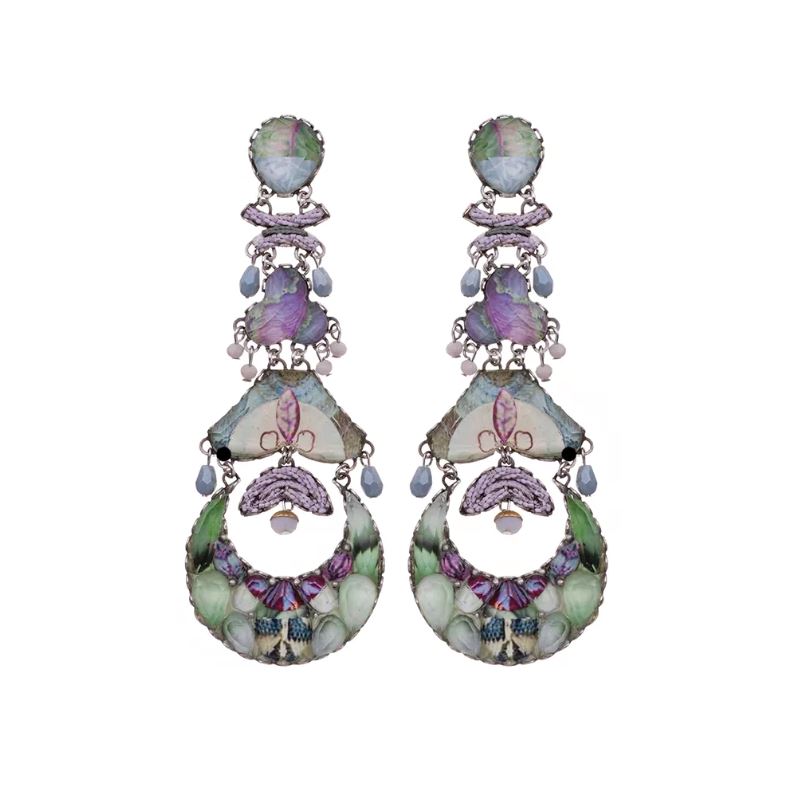 AYALA BAR - Lavender Fields, Sedum Earrings Jewellery Ayala Bar 