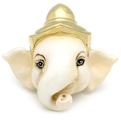 Baby Ganesha Ring Jewelry Good After Nine TH 8 White 