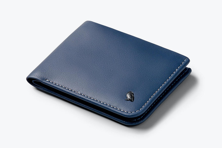 Bellroy Hide & Seek Leather Wallet Wallet Bellroy Marine Blue 