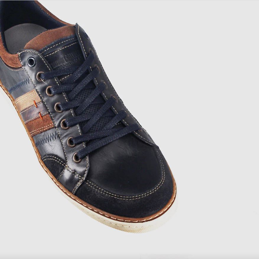 Blake Casual Leather Shoes - Navy Footwear MAPM International 