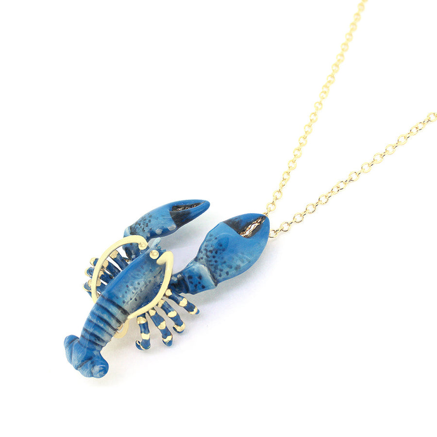 Blue Lobster Necklace Good After Nine TH 