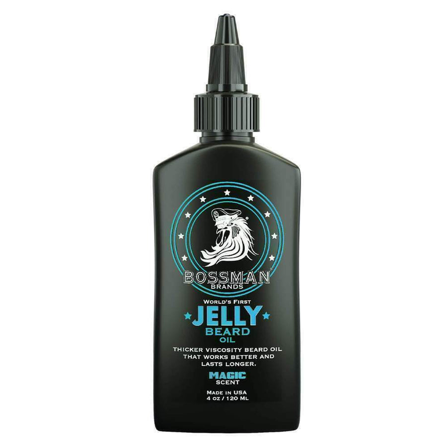 Bossman Jelly Beard Oil Grooming Barber Brands 
