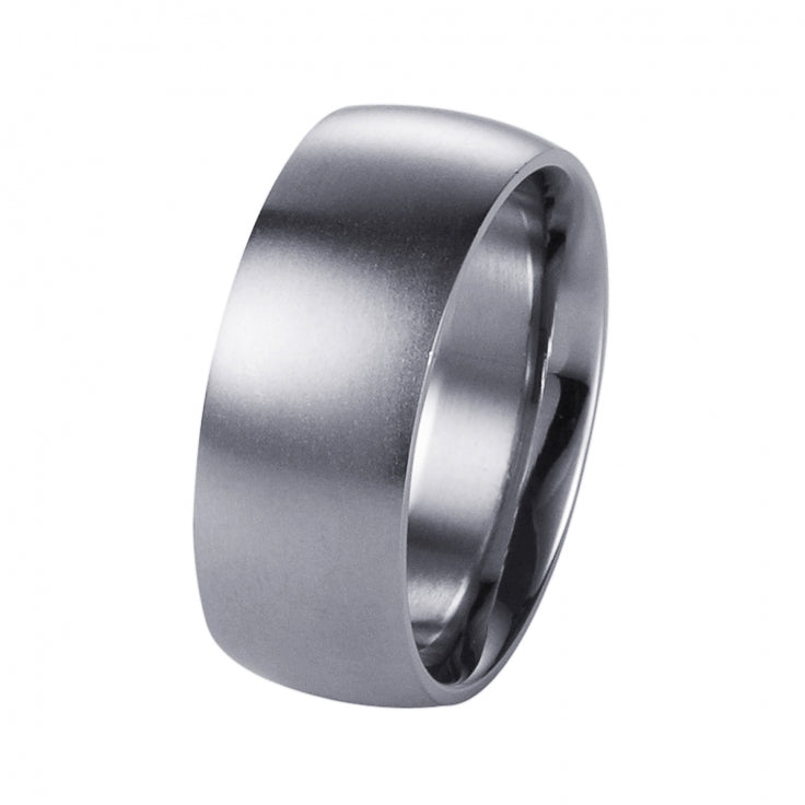 Brushed Wide S/Steel Ring Men's Jewellery Cudworth 