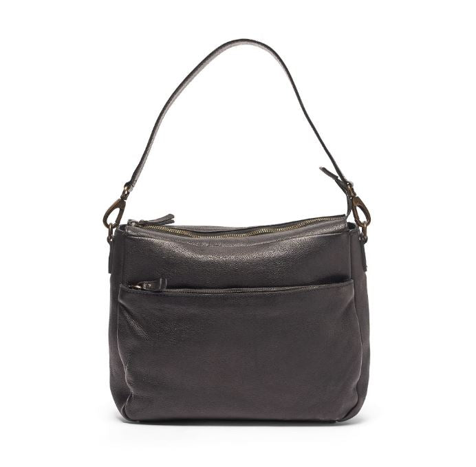 Camilla Leather Shoulder Bag Bag Oran Black 