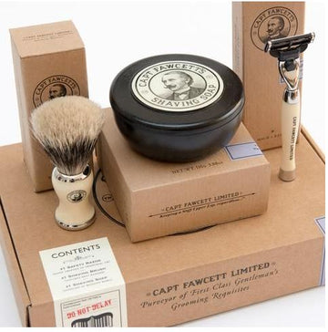 Captain Fawcett Shving Gift Set Shaving Barber Brands 