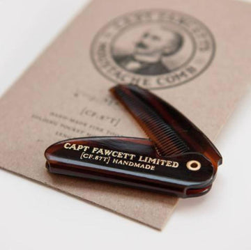 Captain Fawcett's Folding Comb Grooming Barber Brands 