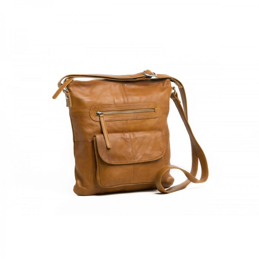 Carolina Leather Cross-Body Bag Bag Oran Tan 