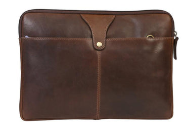 Chris Leather Folio Bag Modapelle Brown 