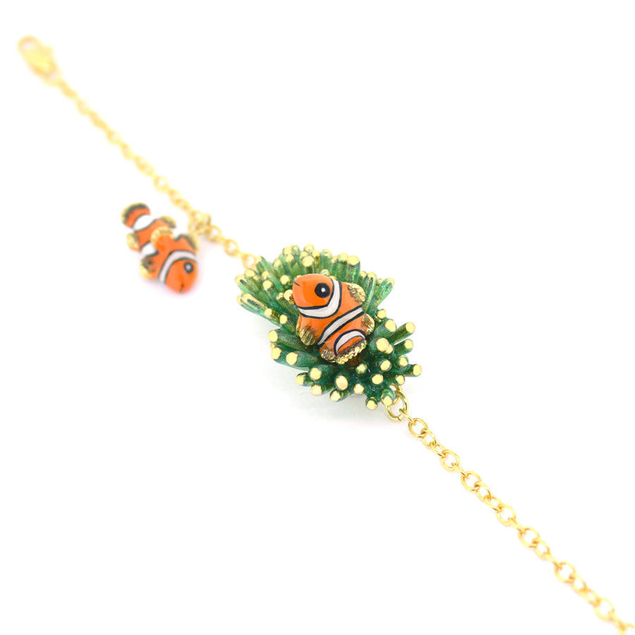 Clownfish and Sea Anemone Bracelet Good After Nine TH 