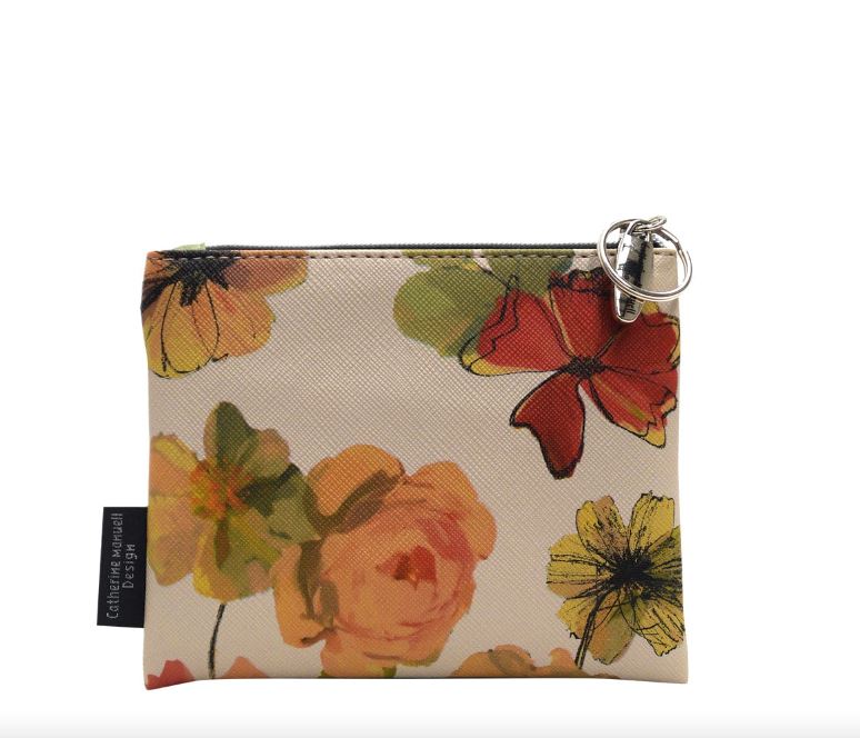 CMD Everyday Coin Purse women's wallet Catherine Manuell Design Autumn Flower 