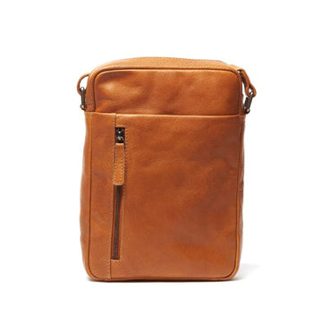 Crusoe Leather Satchel Bag Bag Oran Tan 