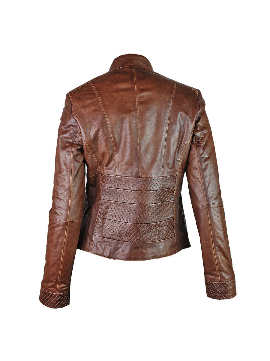 Destiny Leather Jacket Jacket Makeda 