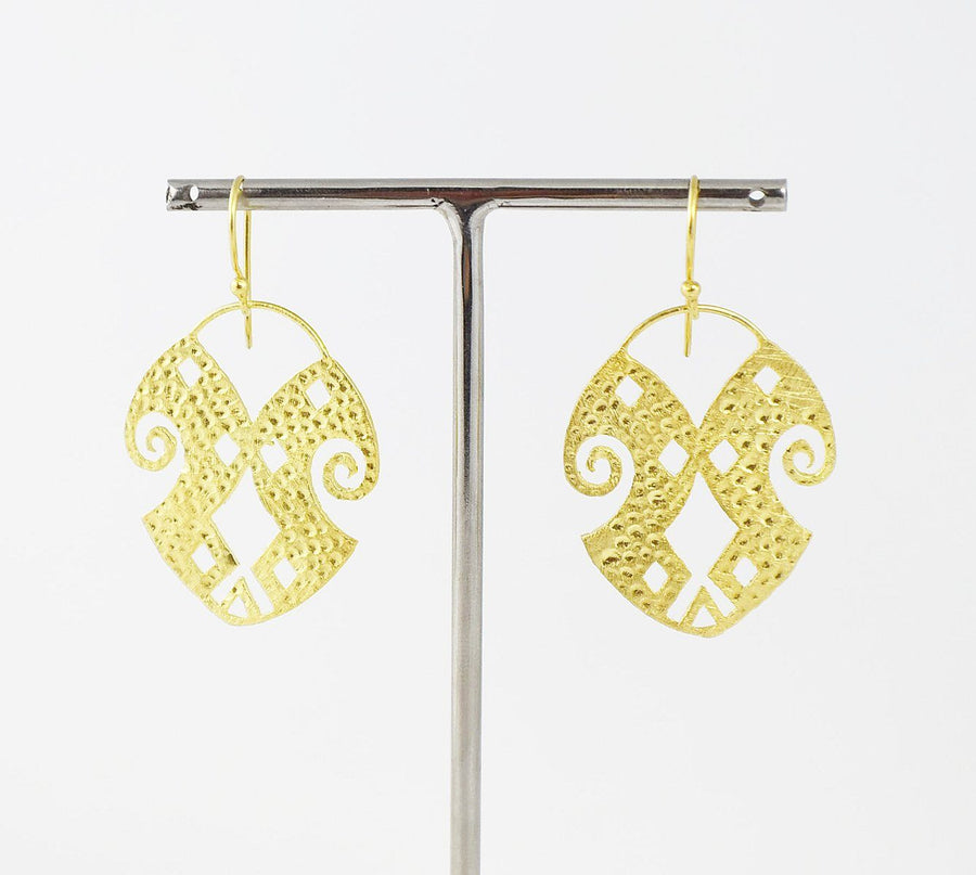 Earrings - gold Aztec Earrings Teddy Sinclair 