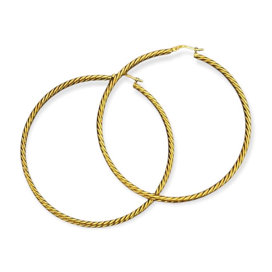 Earrings Italian Gold Hoops Jewelry Teddy Sinclair 