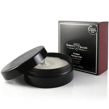 Edwin Jagger Premium Shaving Cream Tub 100ml Shaving Wholesale Grooming Supply Sandalwood 