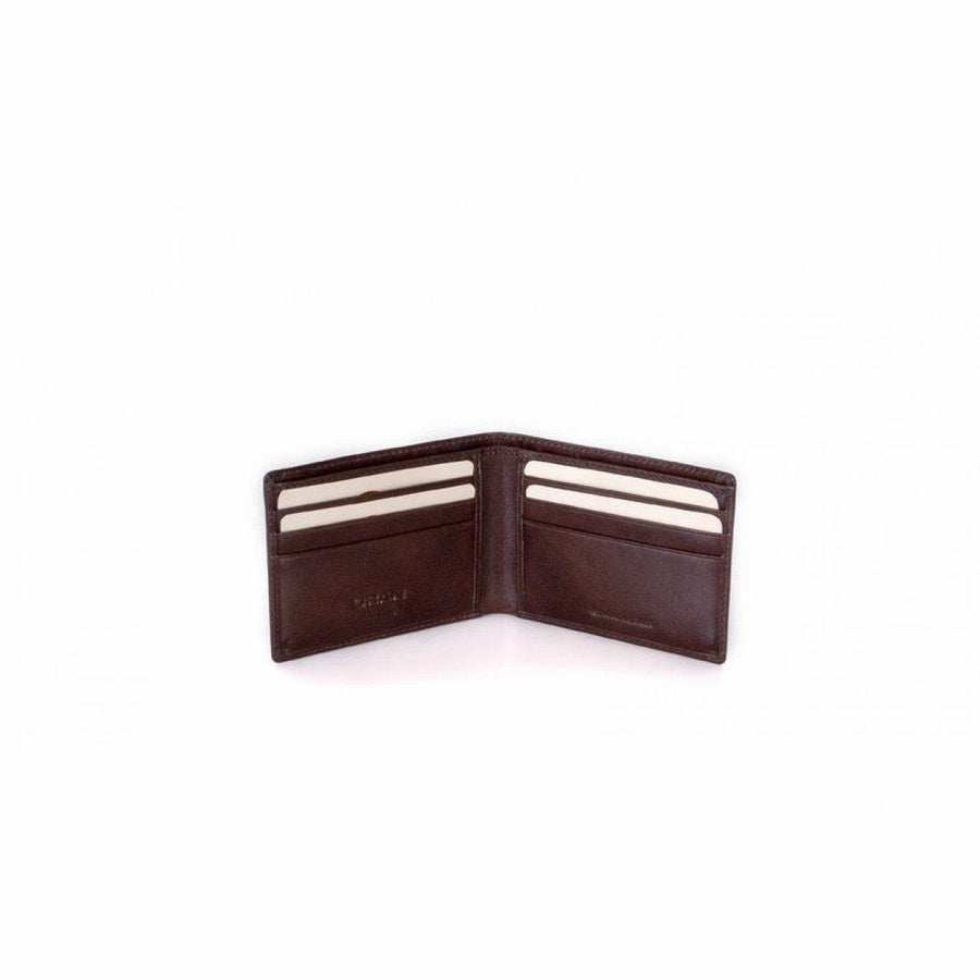 Eli leather wallet Wallet Oran Brown 