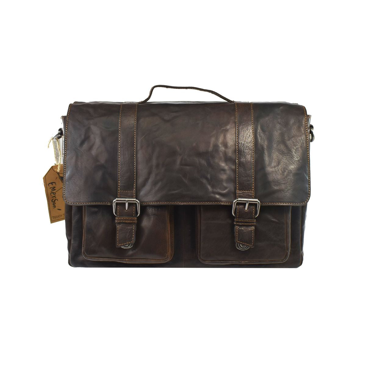 Emerson Leather Briefcase – Teddy Sinclair