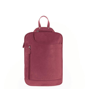 Emma (Large) Leather Backpack Backpack Gabee Berry 