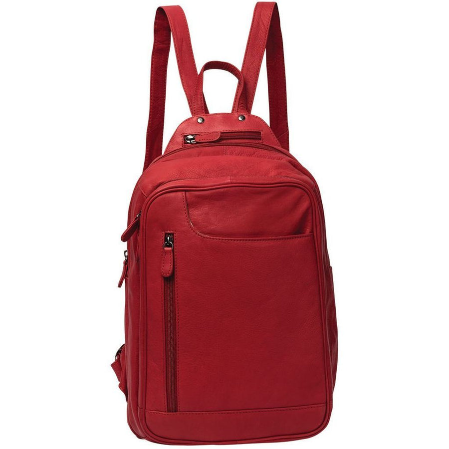Emma (Large) Leather Backpack Backpack Gabee Red 