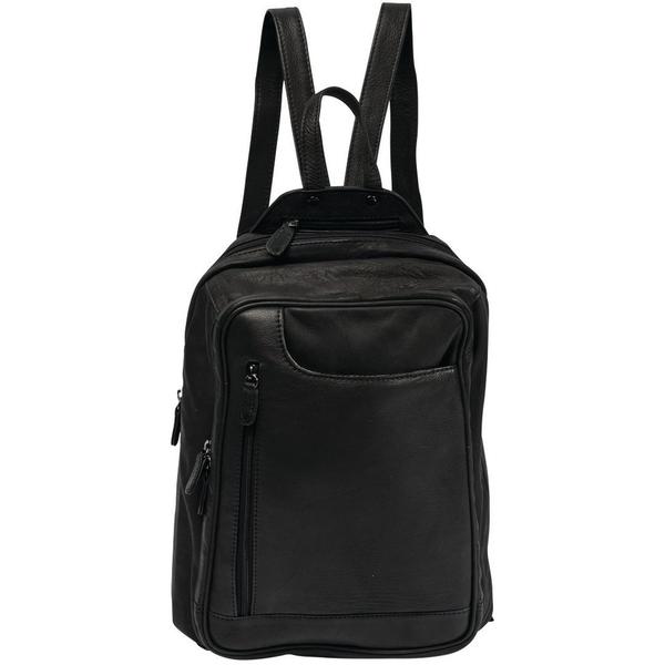 Emma (Small) Leather Backpack Backpack Gabee Black 