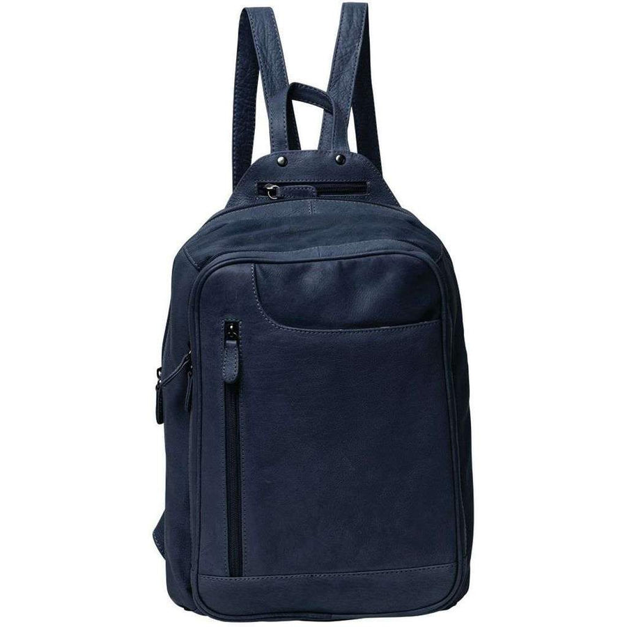 Emma (Small) Leather Backpack Backpack Gabee Navy 