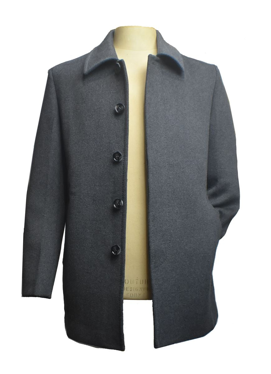 Ethan Double Cashmere Jacket - Charcoal Jacket Teddy Sinclair (China) 
