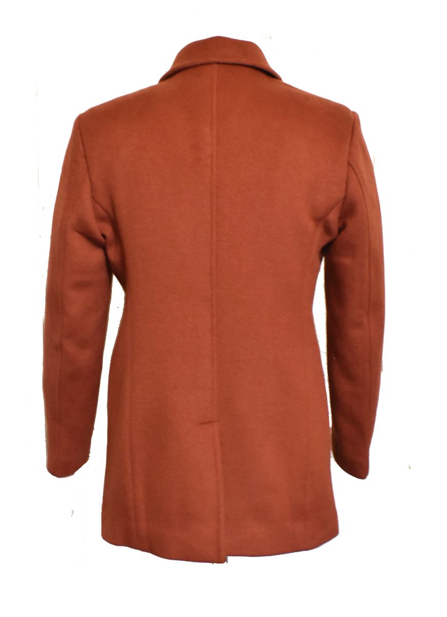 Ethan Double Cashmere Jacket - Rust Jacket Teddy Sinclair (China) 