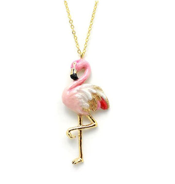 Flamingo Necklace Good After Nine TH 