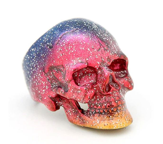 Galaxy Skull Ring Jewelry Good After Nine TH 
