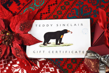 Gift Voucher Gift Card Teddy Sinclair 