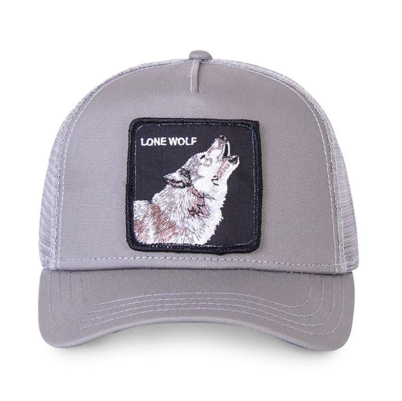 Goorin Bros Trucker Cap - The Lone Wolf Cap Hummingbird Brands Slate 