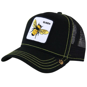 Goorin Bros Trucker Cap - The Queen Bee Cap Hummingbird Brands Black 