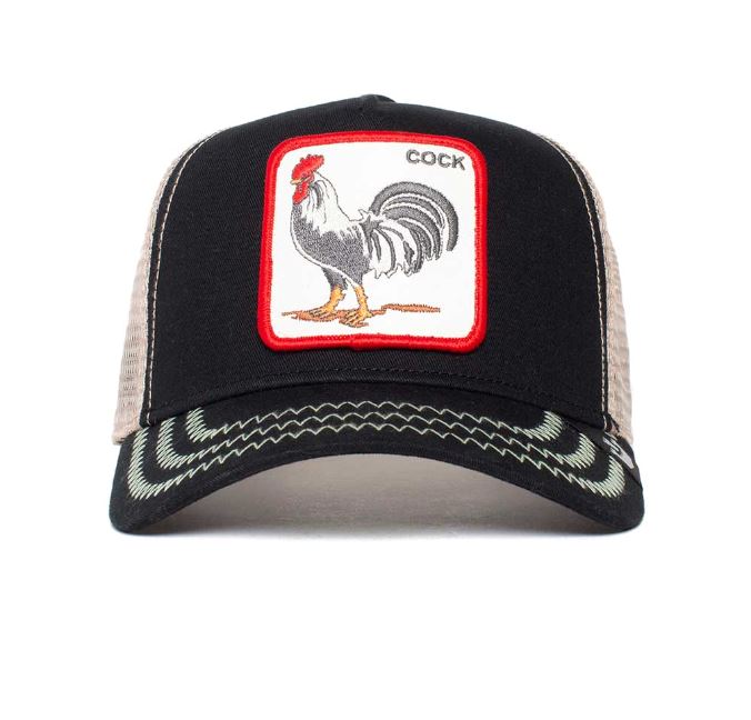Goorin Bros Trucker Cap - The Rooster Cap LUFEMA Black 