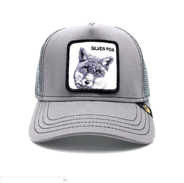 Goorin Bros Trucker Cap - The Silver Fox Cap Hummingbird Brands Grey 