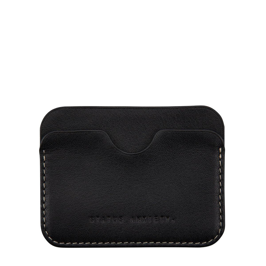 Gus leather wallet Wallet Status Anxiety Black 