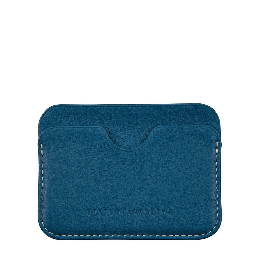 Gus leather wallet Wallet Status Anxiety Blue 