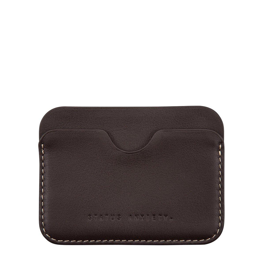 Gus leather wallet Wallet Status Anxiety Chocolate 