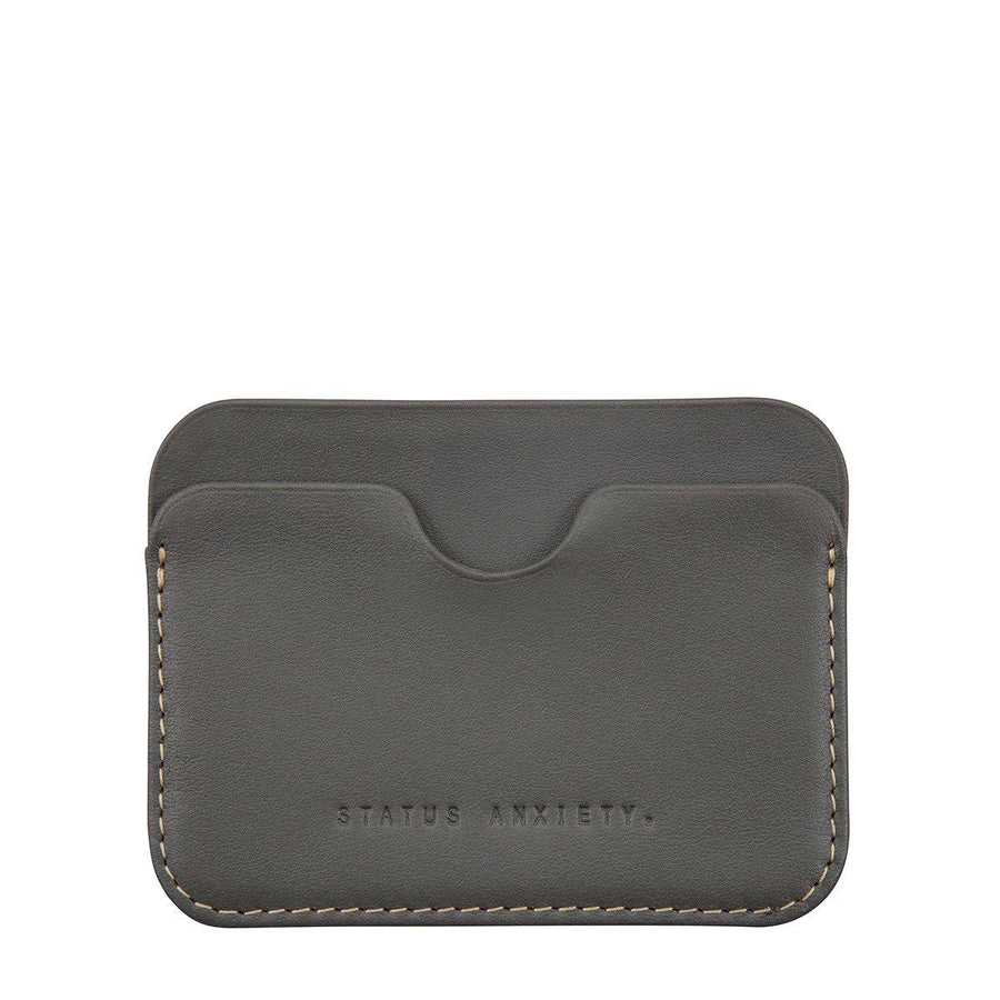 Gus leather wallet Wallet Status Anxiety Slate 