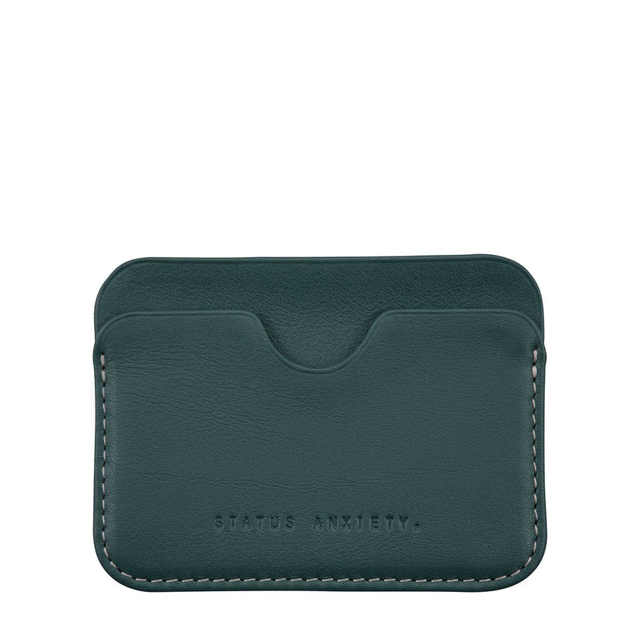 Gus leather wallet Wallet Status Anxiety Teal 