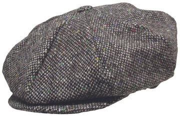 Hanna Plain Tweed 8 Piece Cap Hat Avenel 