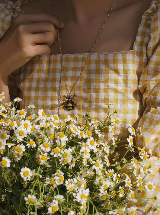 Honey Bee Necklace Good After Nine TH 
